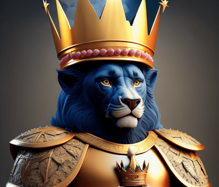 Blue Lion King A joke about the blue lion GORUS