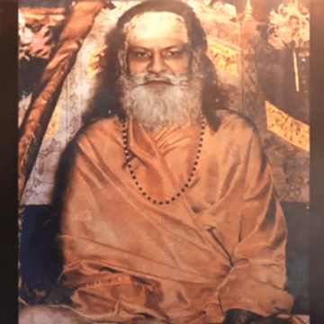 Animated Guru Dev Guru Dev speaks about good and bad karma